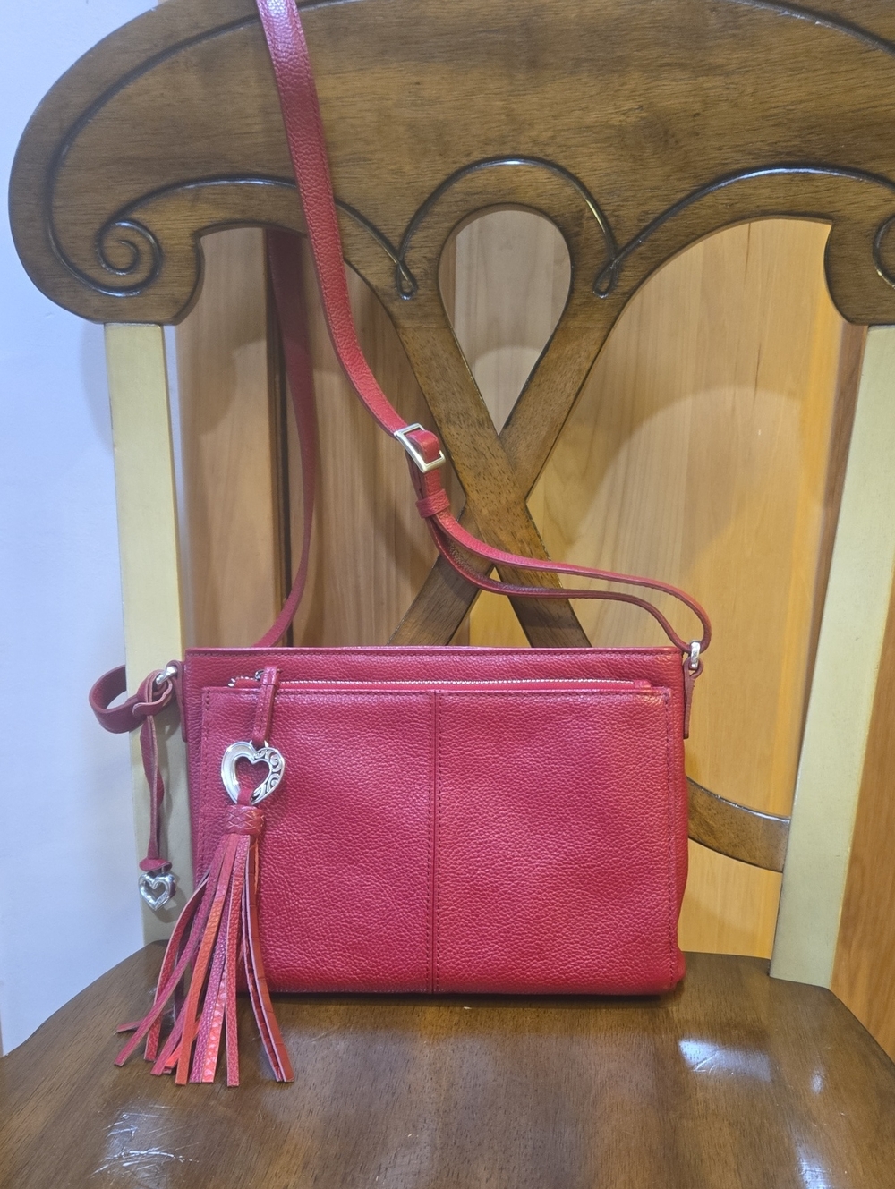 Brighton Lipstick Red  Barbados Crossbody Bag